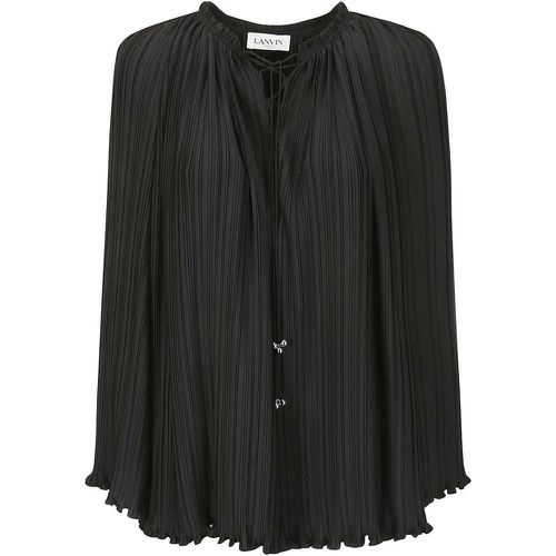 Pleated Effect Blouse - Größe 38 - Lanvin - Modalova