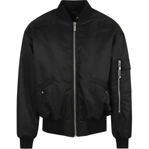 Long Sleeve Bomber Jacket With Logo Patch And Zipp - Größe 46 - 44 Label Group - Modalova