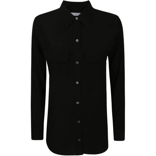 Black Silk Button-Down Shirt - Größe S - Equipment - Modalova