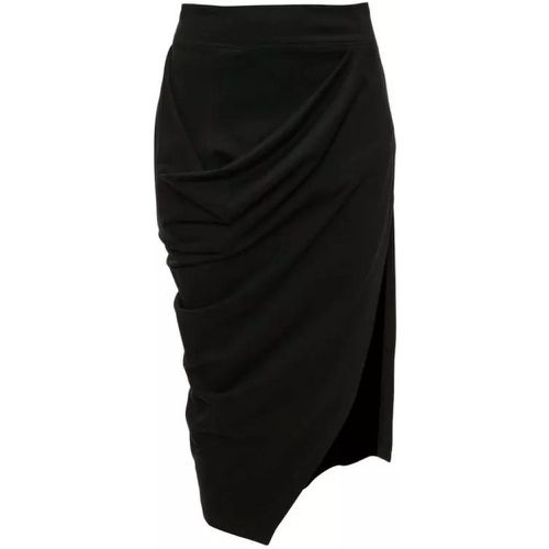 Black Asymmetric Draped Skirt - Größe 10 - black - J.W.Anderson - Modalova