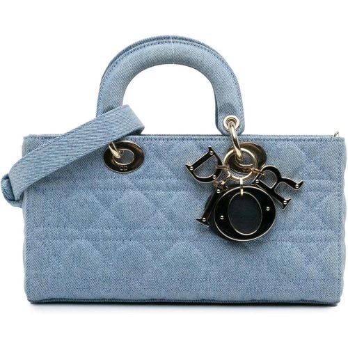 Totes & Shopper - Medium Denim Cannage Lady D Joy - Gr. unisize - in - für Damen - Christian Dior - Modalova