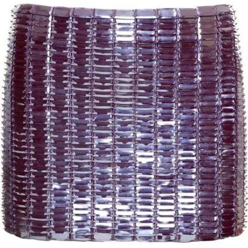 Rue' Purple Low Waisted Miniskirt With Rectangular - Größe 40 - purple - The Attico - Modalova