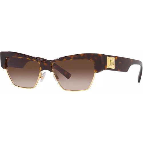Sonnenbrille - 0DG4415 - Gr. unisize - in Braun - für Damen - Dolce&Gabbana - Modalova