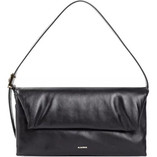 Shopper - Origami Black Nappa Calf Leather Shoulder Bag - Gr. unisize - in - für Damen - Jil Sander - Modalova