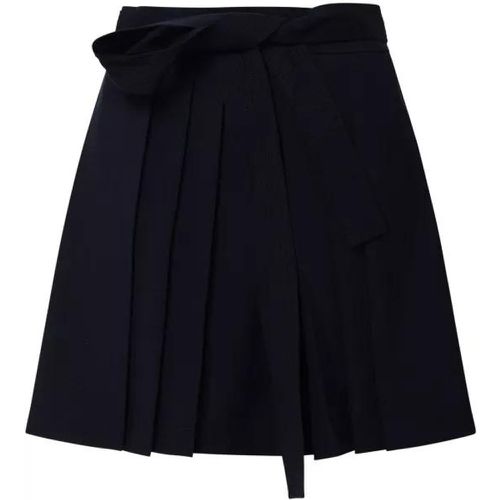 Navy Virgin Wool Miniskirt - Größe 36 - black - Kenzo - Modalova