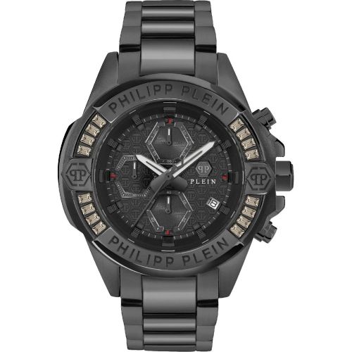 Uhren - Quarz-Chronographenuhr The $Kull Chrono - Gr. unisize - in Schwarz - für Damen - Philipp Plein - Modalova