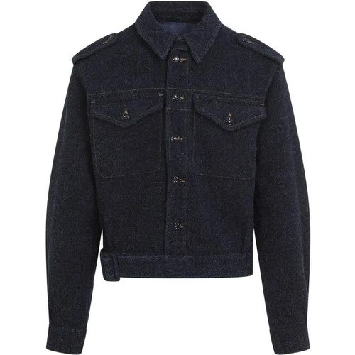 Indigo Blue Cotton Jacket - Größe M - blau - Givenchy - Modalova