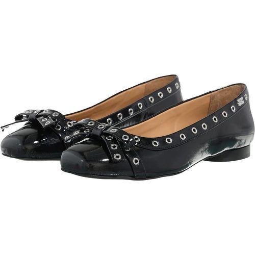 Loafer - Eyelets Bow Ballerina Naplack - Gr. 36 (EU) - in - für Damen - Ganni - Modalova