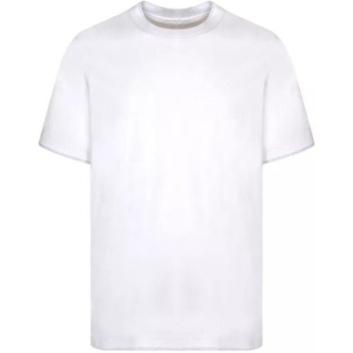 Cotton T-Shirt - Größe M - white - BRUNELLO CUCINELLI - Modalova