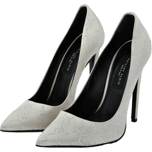 Hohe Schuhe - Pumps Monogram Mit Schmucksteinen - Gr. 37 (EU) - in - für Damen - Philipp Plein - Modalova