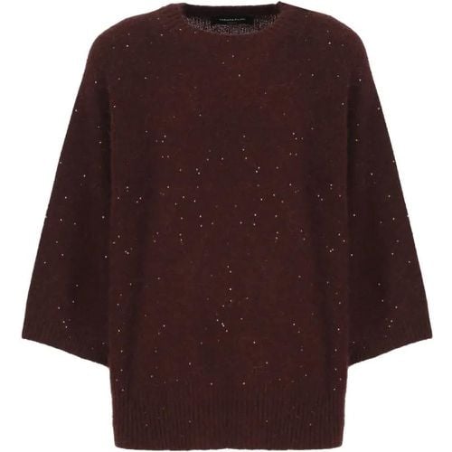 Bordeaux Wool Blendsweater - Größe S - Fabiana Filippi - Modalova