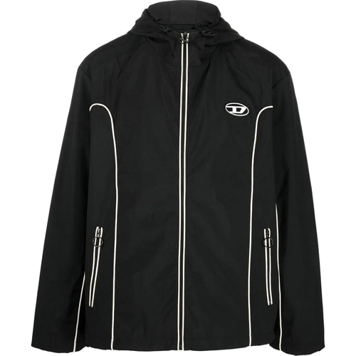 J-Hives Windbreaker mit Logo-Applikation - Größe XL - black - Diesel - Modalova