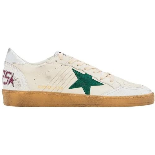 Low-Top Sneaker - Ball Star Nappa Upper Crack Toe And Spur Suede Sta - Gr. 40 (EU) - in - für Damen - Golden Goose - Modalova