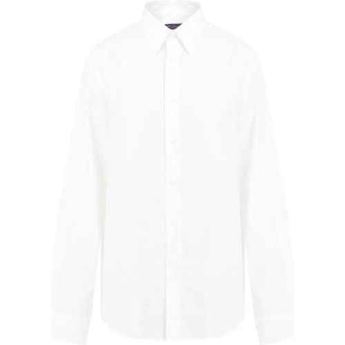 Harnk Ls Light Cream Cotton Shirt - Größe 15 ,5 - Ralph Lauren X Purple Label - Modalova