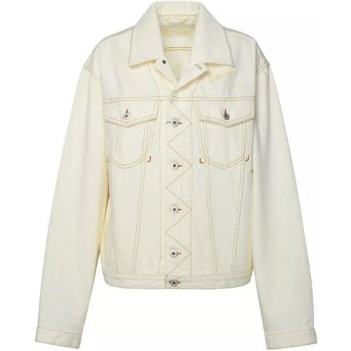 Ivory Cotton Jacket - Größe M - Kenzo - Modalova