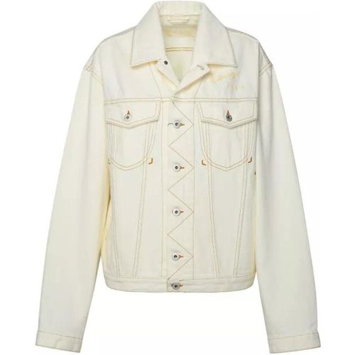 Ivory Cotton Jacket - Größe M - white - Kenzo - Modalova