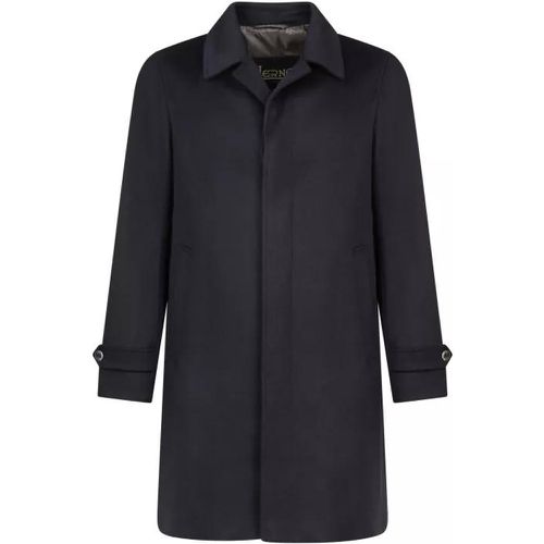 Wool And Cashmere Coat - Größe 52 - schwarz - Herno - Modalova
