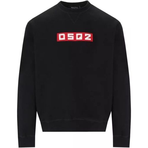 Cool Fit Black Sweatshirt - Größe M - Dsquared2 - Modalova