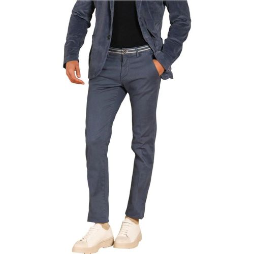 Chino coton stretch Indigo Ceinture Ray�e Torino - Größe 46 - Mason's - Modalova