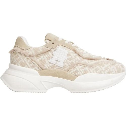 Low-Top Sneaker - Jacquard Monogram Sneakers - Gr. 38 (EU) - in - für Damen - Tommy Hilfiger - Modalova