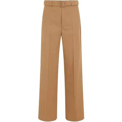 Paulson Camel Polyester Pants - Größe 50 - Dries Van Noten - Modalova