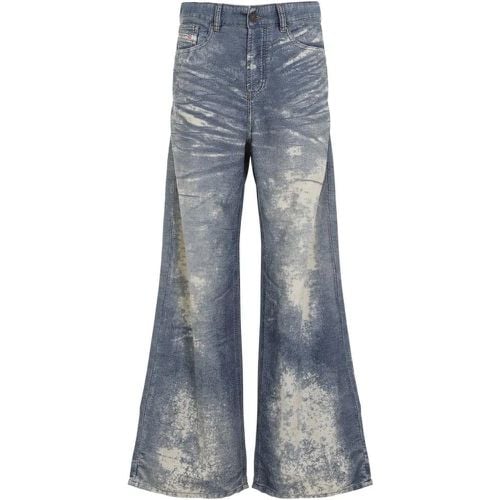 D-Sire-Fsf Blue Cotton Jeans - Größe 24 - Diesel - Modalova