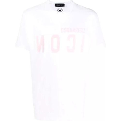 Mirrored-Logo T-Shirt - Größe XL - Dsquared2 - Modalova