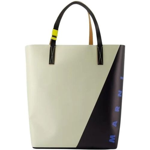 Totes - N/S Shopper Bag - Synthetic - White/Black - Gr. unisize - in - für Damen - Marni - Modalova