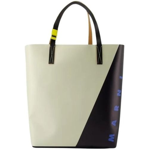 Totes & Shopper - N/S Shopper Bag - Synthetic - White/Black - Gr. unisize - in - für Damen - Marni - Modalova