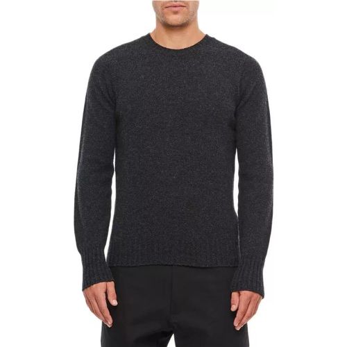Crewneck Wool Sweater - Größe 46 - gray - Drumohr - Modalova