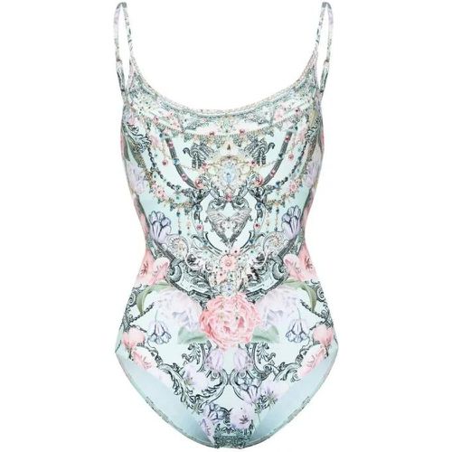 Multicolored Petal Promise Land Swimsuit - Größe S - bunt - Camilla - Modalova