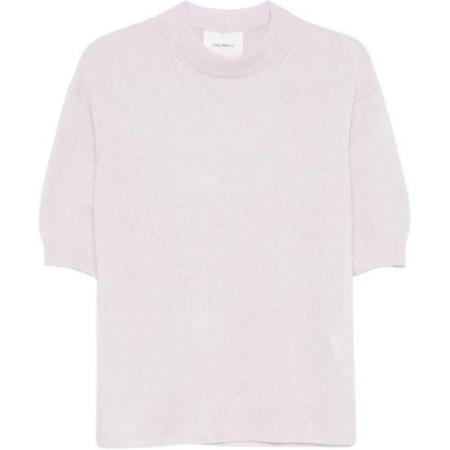 Lilac Ribbed Cashmere-Silk Siv T-Shirt - Größe 2 - Lisa Yang - Modalova