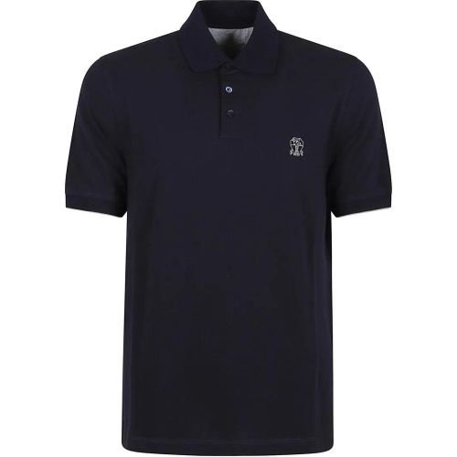 Polo Shirt In Pique Fabric - Größe L - BRUNELLO CUCINELLI - Modalova