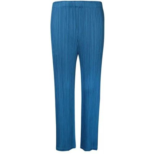 Cropped Design Trousers - Größe 4 - blue - Issey Miyake - Modalova