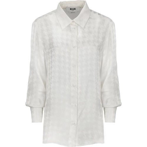 Shirts White - Größe 38 - MSGM - Modalova