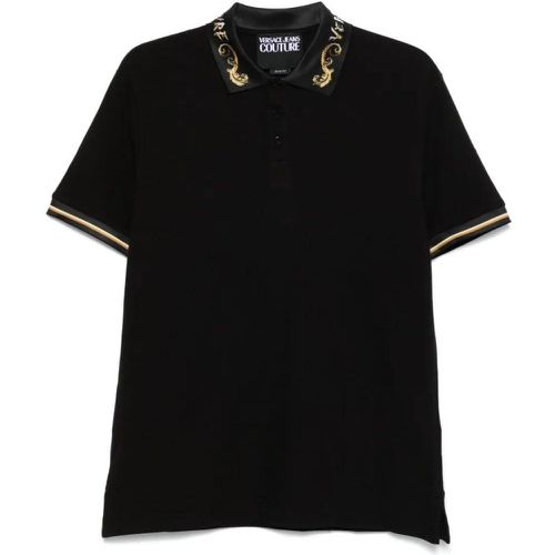 Cotton Polo Shirt - Größe L - Versace Jeans Couture - Modalova