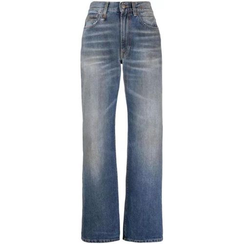 Mid-Rise Straight-Leg Denim Jeans - Größe 28 - blue - R13 - Modalova