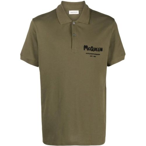 Polo Shirt With Logo - Größe S - alexander mcqueen - Modalova