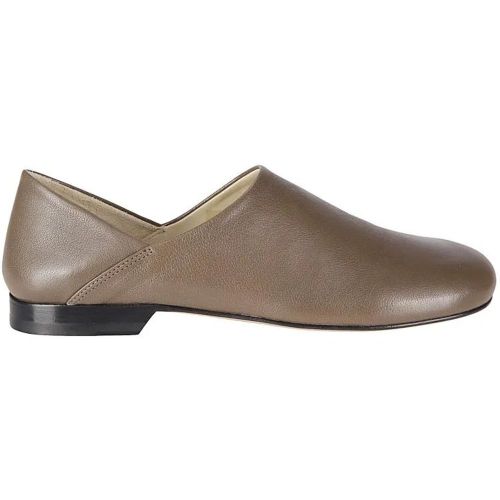 Brown Soft Leather Slip-On Shoes - Gr. 37 (EU) - in - Lemaire - Modalova