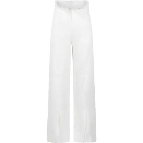 Crepe Satin Palazzo Trousers - Größe 38 - alberta ferretti - Modalova