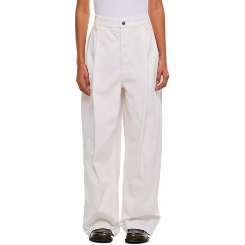 White Over Denim Pants - Größe 36 - white - Bottega Veneta - Modalova