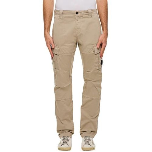 Sateen Stretch Cargo Lens Pants - Größe 50 - CP Company - Modalova