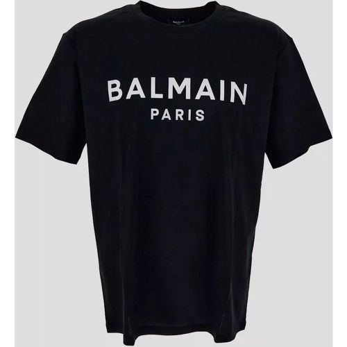 CH1EG000BB73 - EAB T-shirt e Pol - Größe M - black - Balmain - Modalova