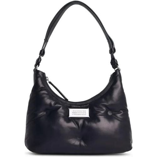 Shopper - Hobo Glam Slam' Black Leather Bag - Gr. unisize - in - für Damen - Maison Margiela - Modalova