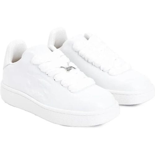 Sneakers - White Leather Sneakers - Gr. 38 (EU) - in - für Damen - Burberry - Modalova