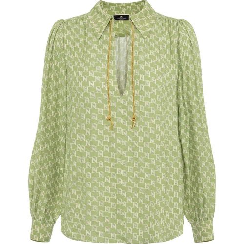 Shirts Green - Größe 44 - Elisabetta Franchi - Modalova