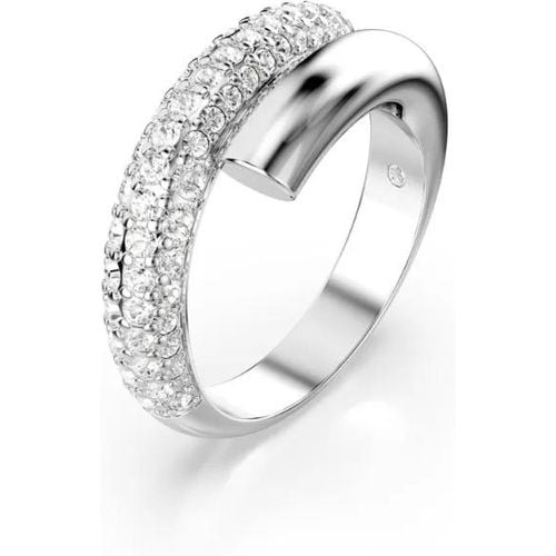 Ring - Dextera Silberfarbener Ring 5695936 - Gr. 15.5 - in Silber - für Damen - Swarovski - Modalova