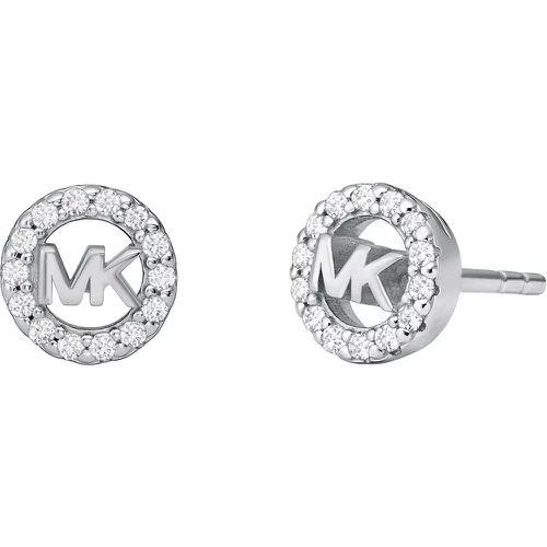 Ohrringe - Sterling Logo Stud Earrings - Gr. unisize - in Silber - für Damen - Michael Kors - Modalova