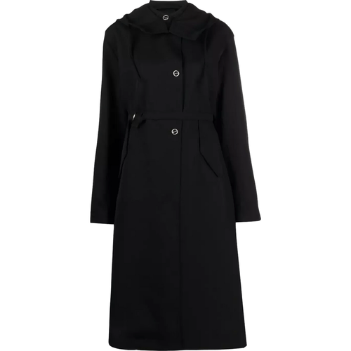 Mantel mit Kapuze - Größe 38 - black - Jil Sander - Modalova