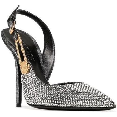 Pumps & High Heels - Safety Pin 120Mm Pumps - für Damen - Versace - Modalova